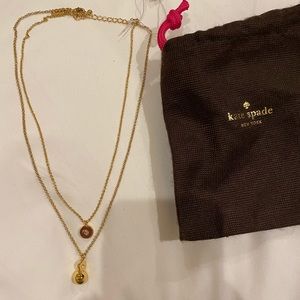Kate Spade gold necklace